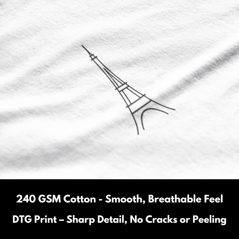 Eiffel Tower - Minimalist Tshirt