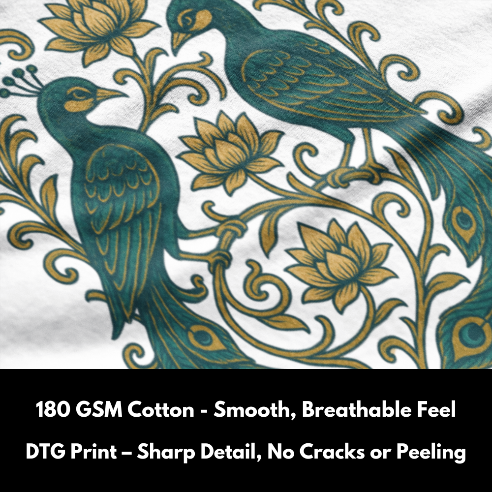 Emerald Lotus Courtship - 100% Cotton Tshirts