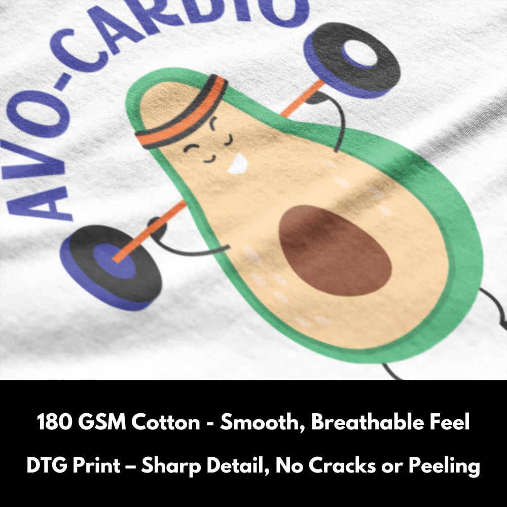 Avo-Cardio - 100% Cotton T-Shirt
