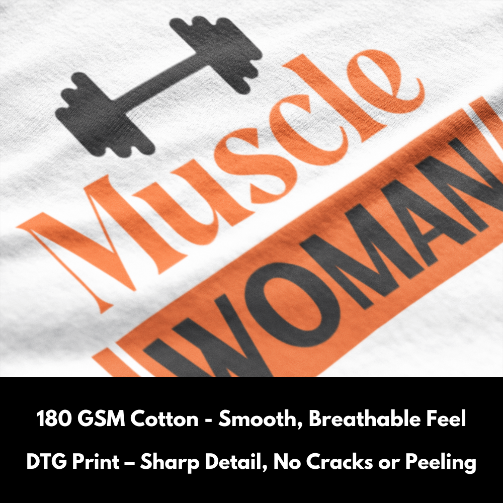 Muscle Woman - 100% Cotton T-Shirt