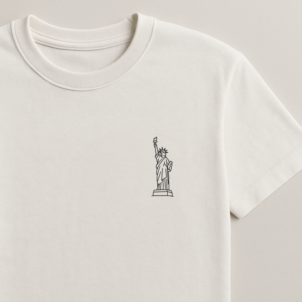 Liberty Statue - Minimalist Tshirts