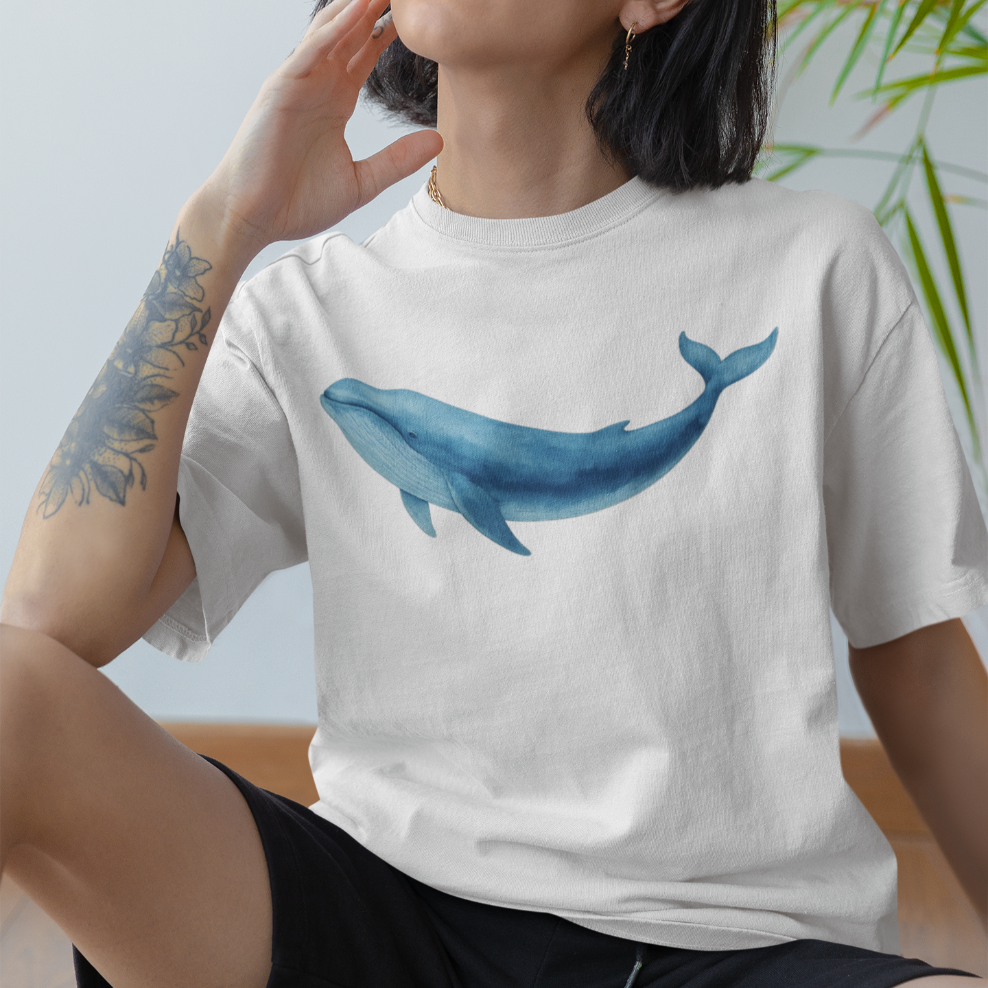 Blue Whale Tee