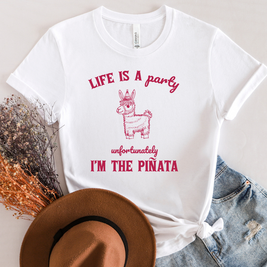 Life Is a Party Tee - 100% Cotton Tee - Unisex