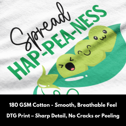 Spread Happeaness - 100% Cotton T-Shirt - Unisex