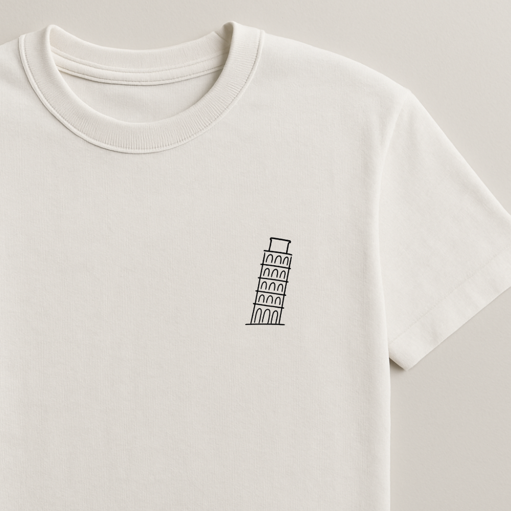 Leaning Tower of Pisa - Minimalist Tees