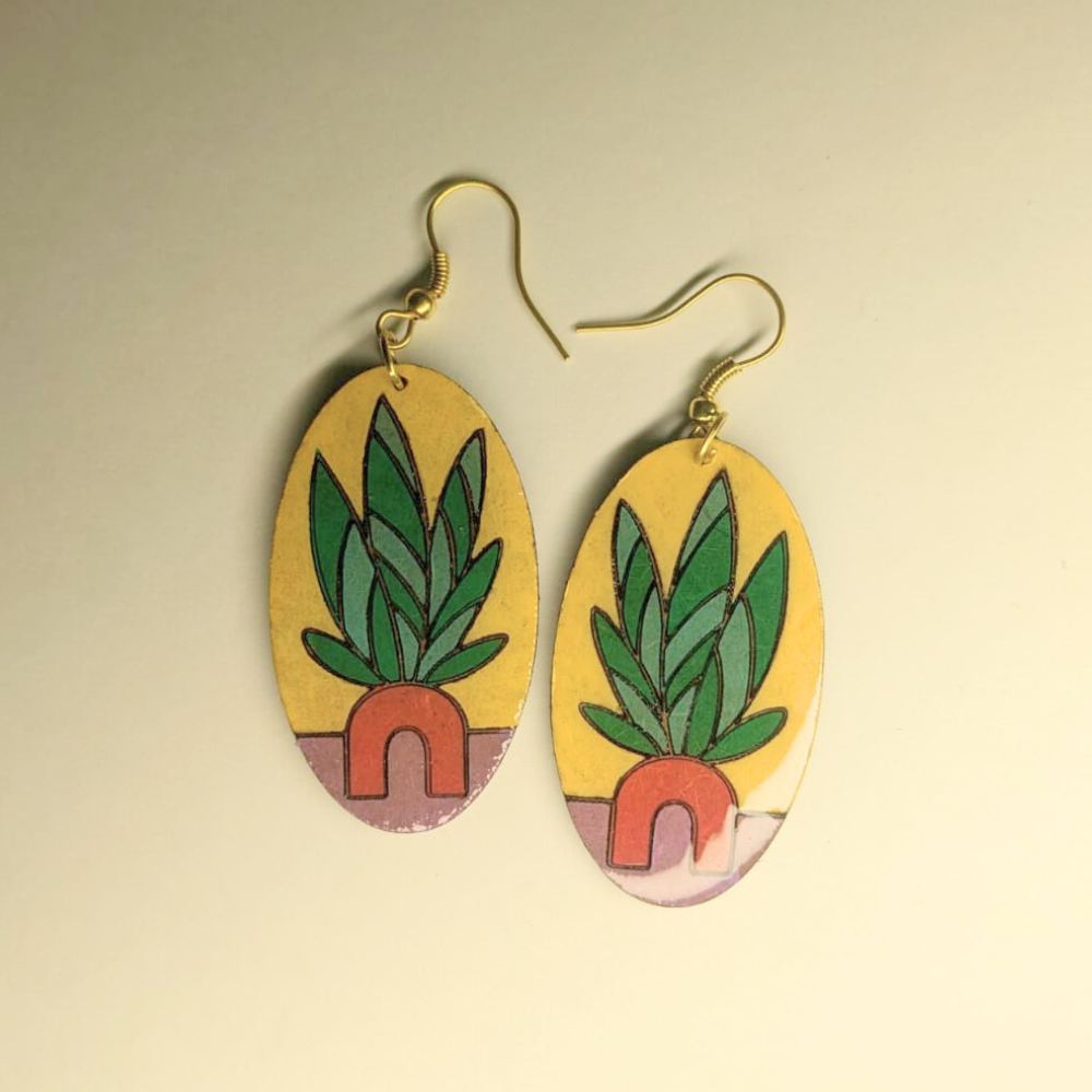 The Indoor Garden Drop Earring