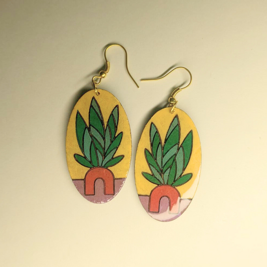 The Indoor Garden Drop Earring
