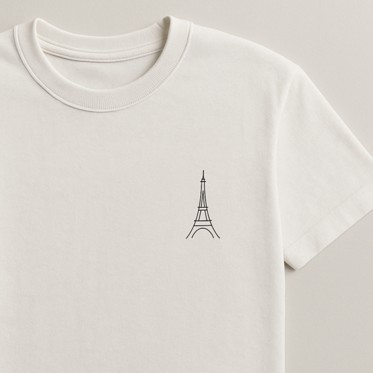 Eiffel Tower - Minimalist Tshirt