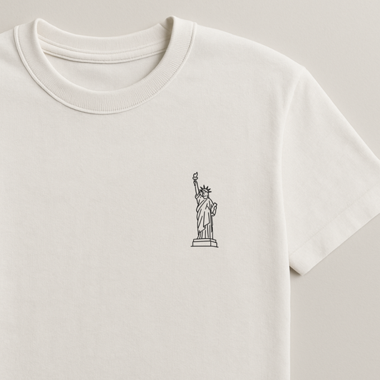 Liberty Statue - Minimalist Tshirts