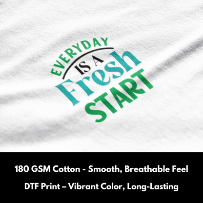 Everyday is a Fresh Start - Begin Again