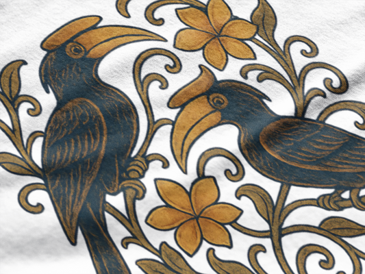 Golden Hornbull Reverie - 100% Cotton Tshirts