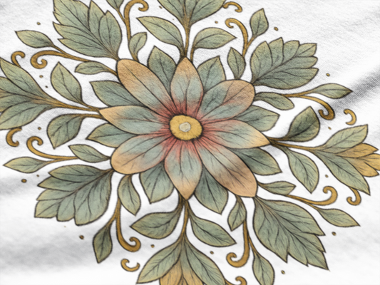 Blossom Mandala - 100% Cotton Tshirts
