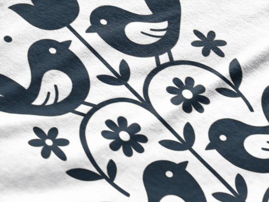 Midnight Folk Songbirds - 100% Cotton Tshirts